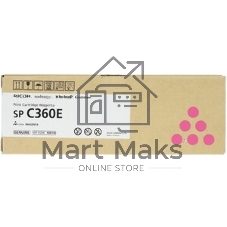 Картридж лазерный тип SP C360E малиновый для Ricoh SP C360DNw/SP C360SNw/SP C360SFNw/SP C361SFNw (1,5K)