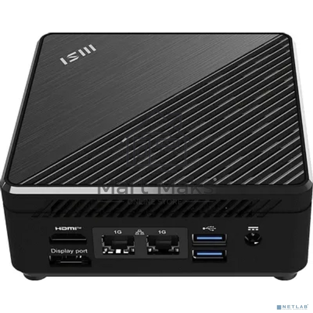Неттоп MSI Cubi N ADL S-281XRU N100 (0.8) 8Gb SSD256Gb UHDG без ОС 2xGbitEth WiFi BT 65W черный (9S6-B0A921-281)