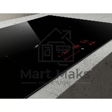 Индукционная варочная поверхность Elica RATIO 804 PLUS BL, 4 конфорки, с зоной расширения, стеклокерамика, 7200 Вт