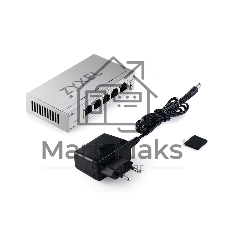 Коммутатор ZYXEL GS1200-5V3-EU0101F, 5×1 Гбит/с, управляемый