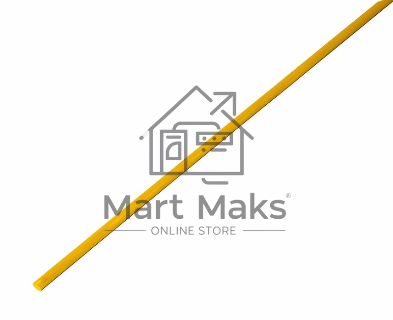 Термоусадочная трубка Rexant 2,0/1,0 мм, желтая, упаковка 50 шт. по 1 м