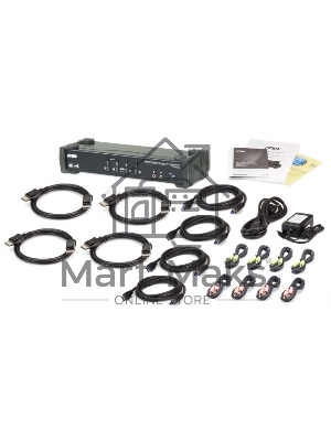 Переключатель ATEN 4P USB 3 4K DisplayPort MST KVMP Switch