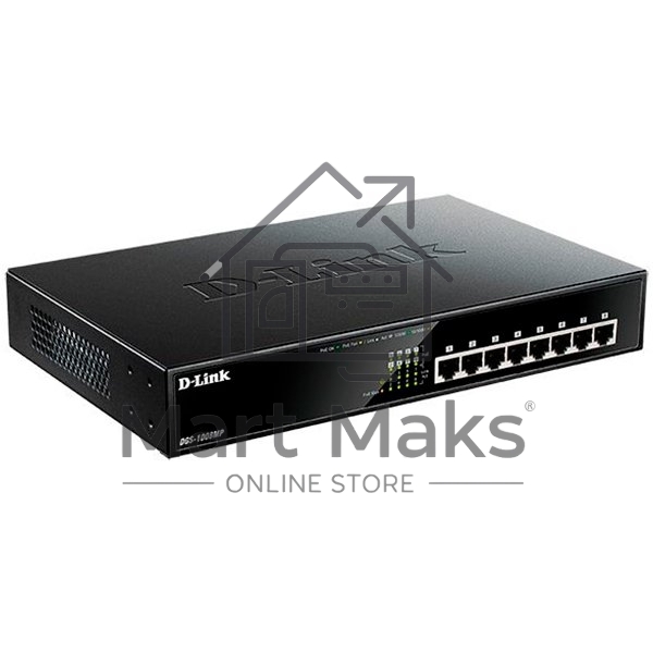 Коммутатор D-Link DGS-1008MP/B1A