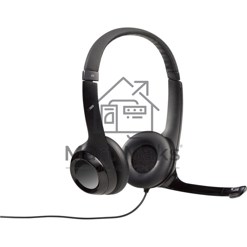 Гарнитура Logitech Headset Logitech H390 USB черный