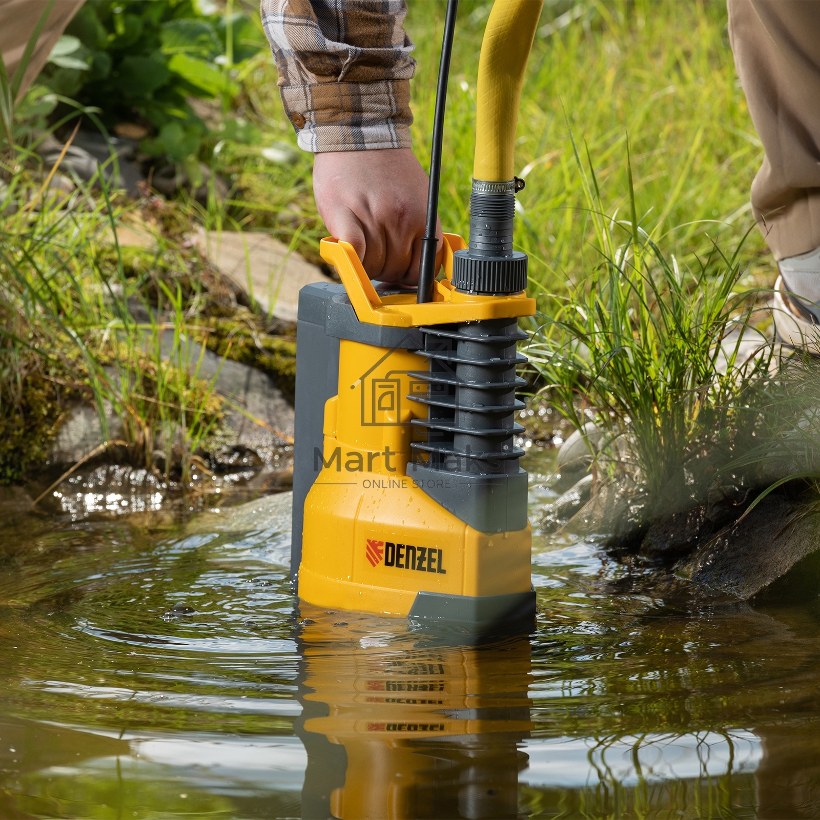 Насос Denzel DPХ950 дренажный х-pro 950Вт подъем 8.5м 15500л/ч