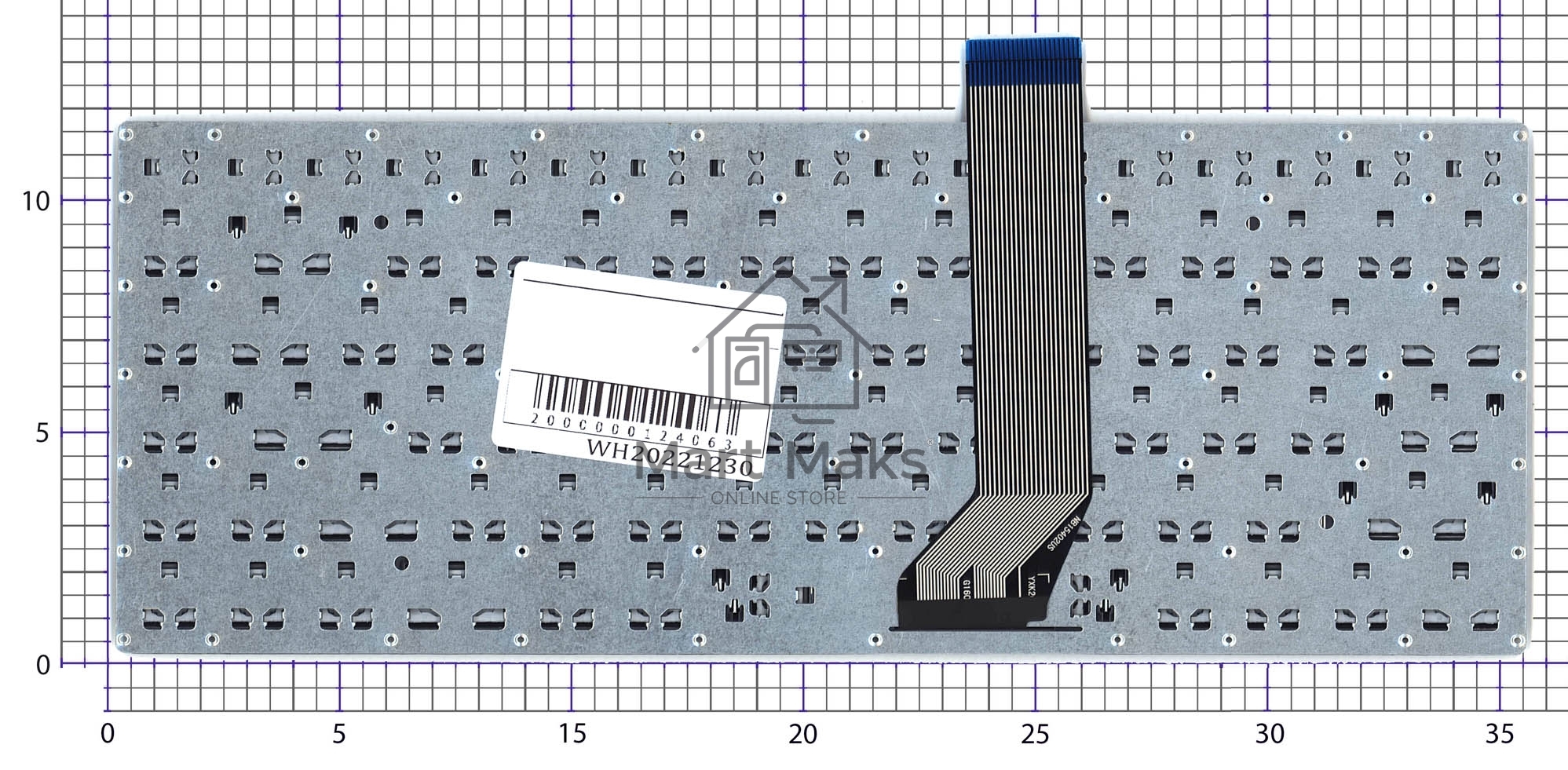 Клавиатура для ноутбука Asus X402 черная
