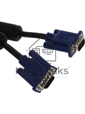 Кабель VCOM VVG6448-1.8M(O) Кабель монитор-SVGA card (15M-15M) 1,8 м 2 фильтра