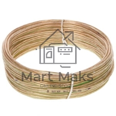 Акустический кабель Cablexpert CC-TC2x0,5-10M, прозрачный, 10 м, бухта