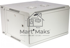 Шкаф коммутационный Lanmaster (TWT-CBW3M-12U-6X6-GY) настенный 12U 600x600мм пер.дв.металл задн.дв.спл.стал.лист 2 бок.пан. 60кг серый 441мм