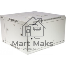 Шкаф коммутационный Lanmaster (TWT-CBW3M-12U-6X6-GY) настенный 12U 600x600мм пер.дв.металл задн.дв.спл.стал.лист 2 бок.пан. 60кг серый 441мм