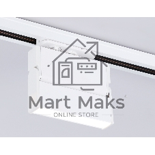 Трековый однофазный светодиодный светильник Ambrella light GL6801 WH белый LED 6W 4200K 115*22*87