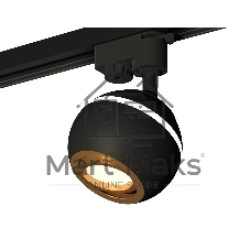 Светильник Ambrella light XT1102023 SBK/PYG черный песок/золото желтое полированное MR16 GU5.3 LED 3W 4200K