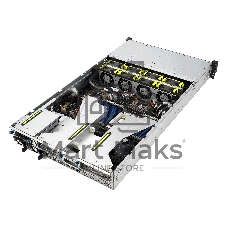 Серверная платформа ASUS RS521A-E12-RS24U, 2U, 1 x SP5 LGA 6096 360W, 24 x DDR5 6400/4800*, 24x 3.5'' NVMe hsb + 2x 2.5'' SATA, 2x M.2 22110, up to 1 PCIe Gen5 x8 LP + 1 OCP3.0, 2 x 1GbE RJ-45 LAN Intel i350-AM2, 1+1 2000W