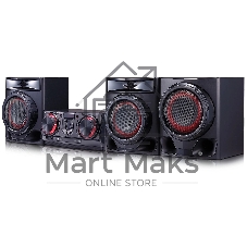 Минисистема LG XBoom CJ45 черный 720Вт FM USB BT