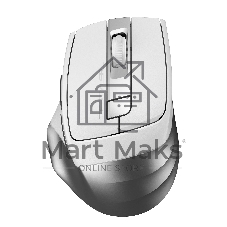 Мышь беспроводная A4Tech Fstyler FG35 серебристый/белый, 2000 dpi, радиоканал, USB, кнопки - 6