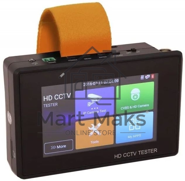 Универсальный наручный монитор-тестер Tezter TIP-H-4(Hand) AHD/CVI/TVI/CVBS и IP-видеосистем