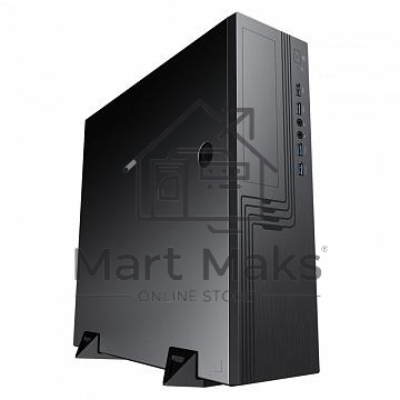 Компьютерный корпус Slim Case Powerman EL555 черный PM-300ATX 2хUSB 3.0+2хUSB 2.0,HD,Audio mATX, miniATX