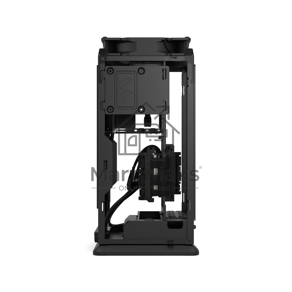 Компьютерный корпус без блока питания Fractal Design Mood, Mini-Tower, 1x180mm, 2xUSB-A 3.0 + 1xUSB 3.2 Type-C, SFX PSU Support, mITX Black