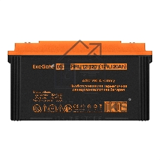 Аккумуляторная батарея ExeGate EX285657RUS HRL 12-120 (12V 120Ah, под болт М8)
