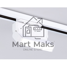 Трековый однофазный светодиодный светильник Ambrella light GL6801 WH белый LED 6W 4200K 115*22*87