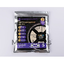 Светодиодная лента Ambrella light GS1502 2835 240Led/ 19.2W m/ 12V IP20 4500K/ 5000*10*1.2mm (2 конт.)