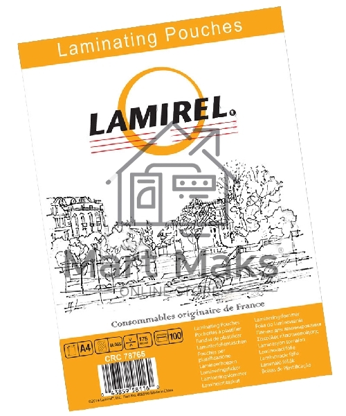 Пленка для ламинирования Lamirel А4, 175мкм, 100 шт.
