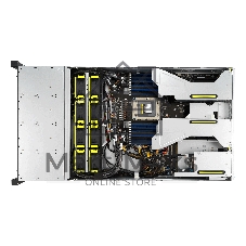 Серверная платформа ASUS RS521A-E12-RS24U, 2U, 1 x SP5 LGA 6096 360W, 24 x DDR5 6400/4800*, 24x 3.5'' NVMe hsb + 2x 2.5'' SATA, 2x M.2 22110, up to 1 PCIe Gen5 x8 LP + 1 OCP3.0, 2 x 1GbE RJ-45 LAN Intel i350-AM2, 1+1 2000W