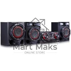 Минисистема LG XBoom CJ45 черный 720Вт FM USB BT