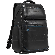 Рюкзак мужской Piquadro Blue Square CA6592B2BM/N, кожа, черный