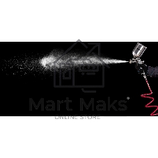 Краскопульт пневматический Matrix краскораспылитель пневмат. с верхним бачком v= 0.6л + сопла