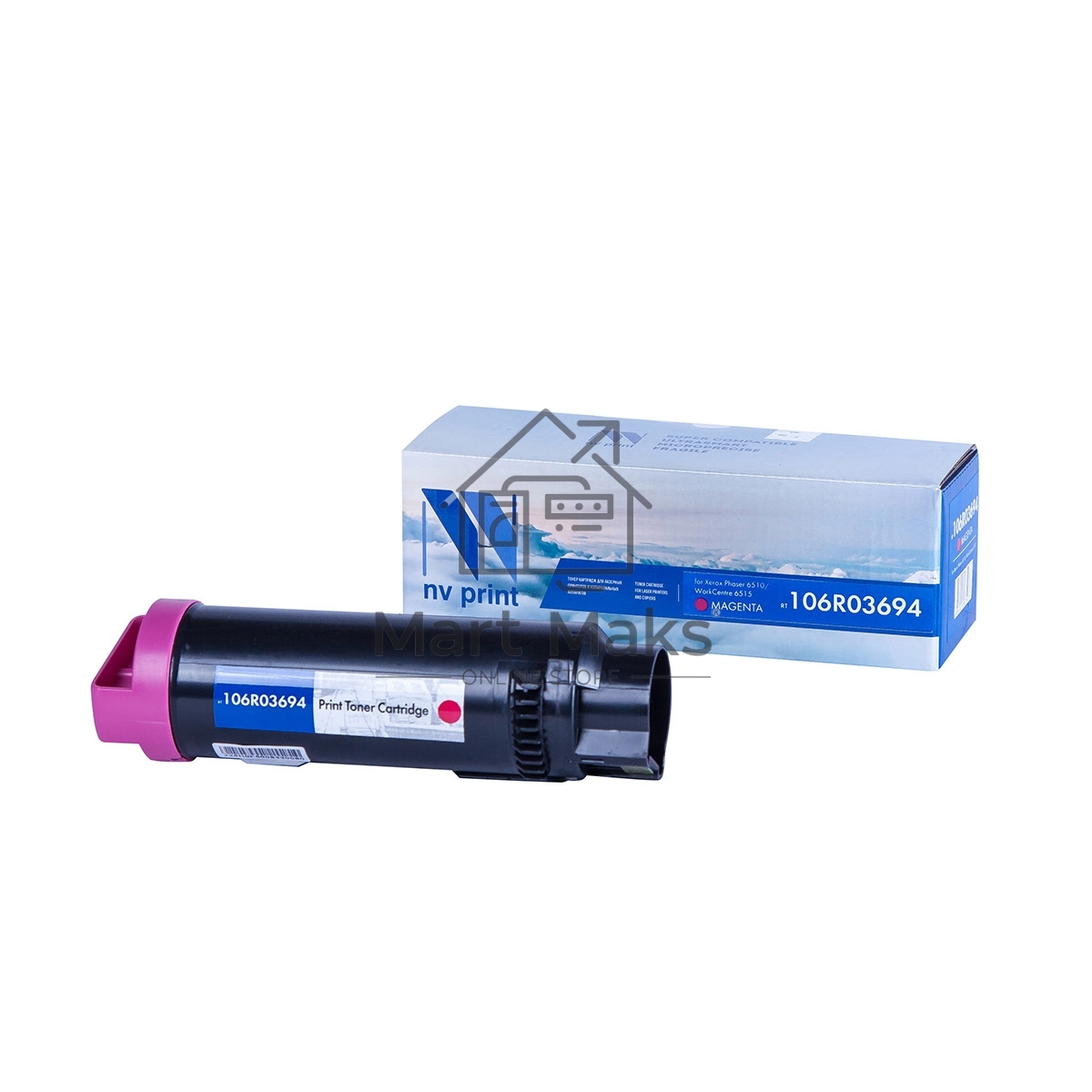 Картридж лазерный NVPrint совместимый NV-106R03694 Magenta для Xerox Phaser 6510/WorkCentre 6515 (4300k)