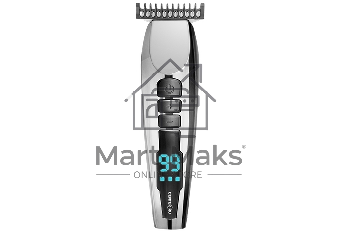 Машинка для стрижки Centek CT-2105 (черный/серебристый) 3 Вт, LED, LiIon1200, USB зарядка, 6 насадок