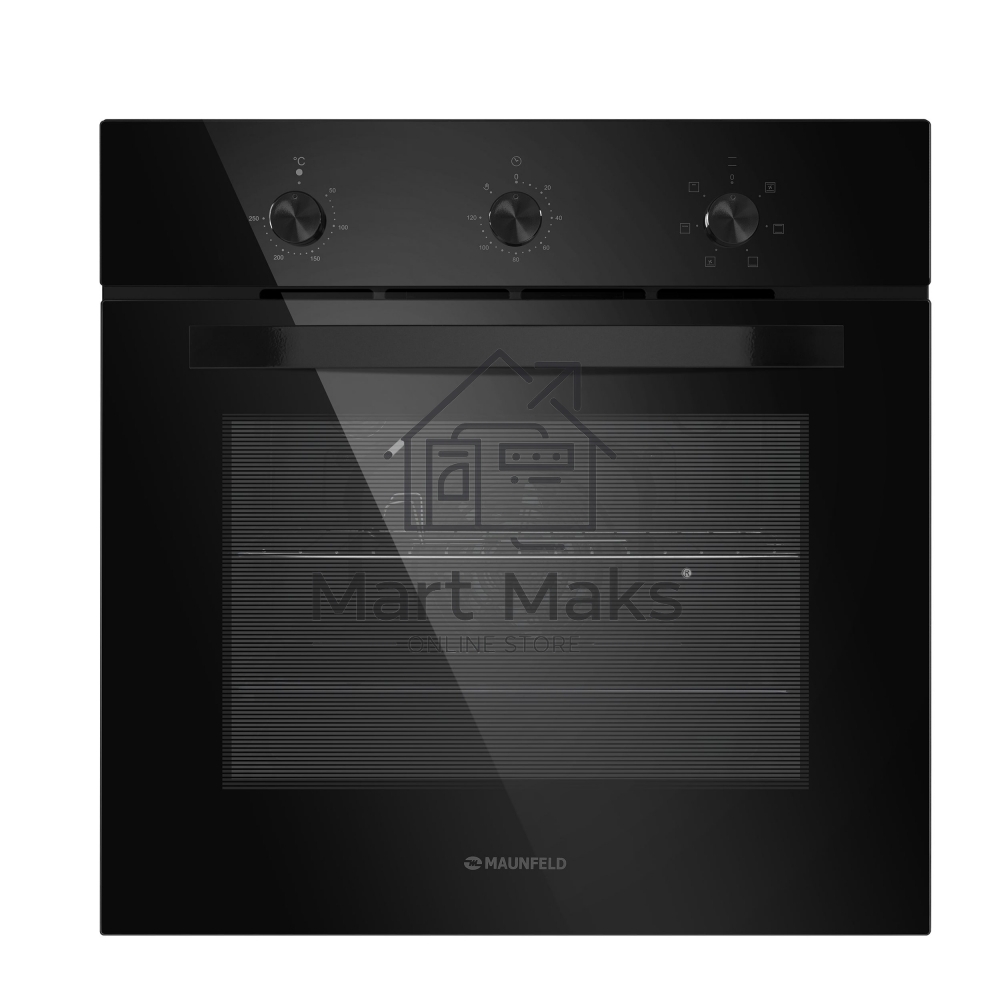 Духовой шкаф электрический Maunfeld EOEC.586B2 черный, встраиваемый