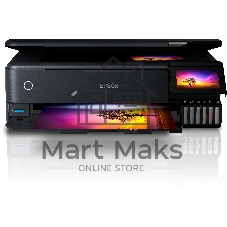 МФУ струйное Epson L8180 (C11CJ21403/C11CJ21402) A3 Duplex Net WiFi USB RJ-45 черный