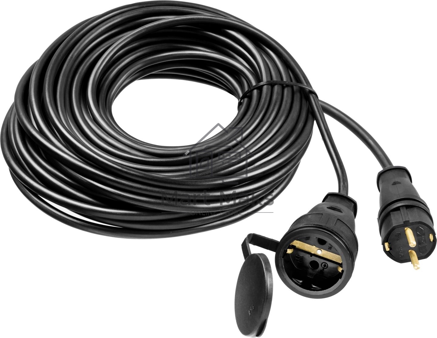 Удлинитель-шнур RC 315, 20 м, 3700 Вт, 1 гнездо, IP44, КГ 3х1,5 мм2, STAYER