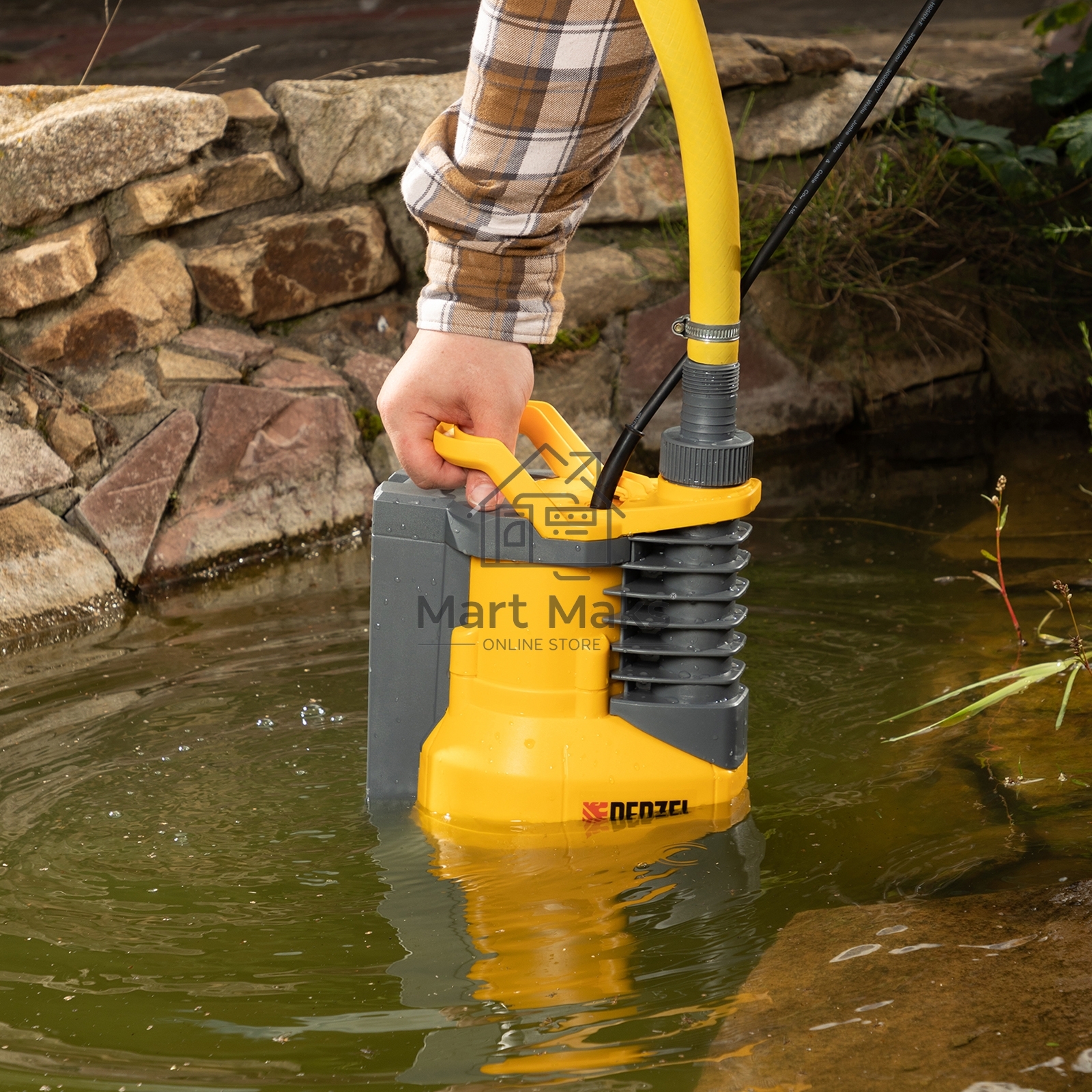 Насос Denzel DPХ950 дренажный х-pro 950Вт подъем 8.5м 15500л/ч