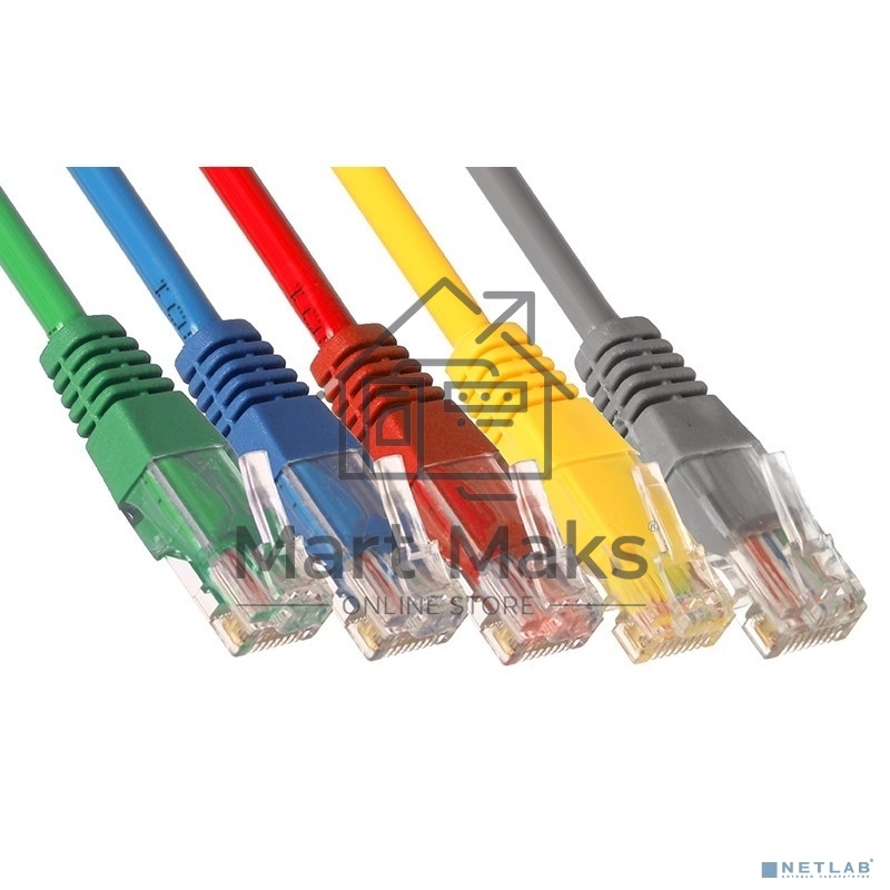 Патч-корд ExeGate EX286376RUS UTP-RJ45-RJ45-5e-0,5M-LSZH-YL, UTP, cat.5e, LSZH, 0.5м, желтый