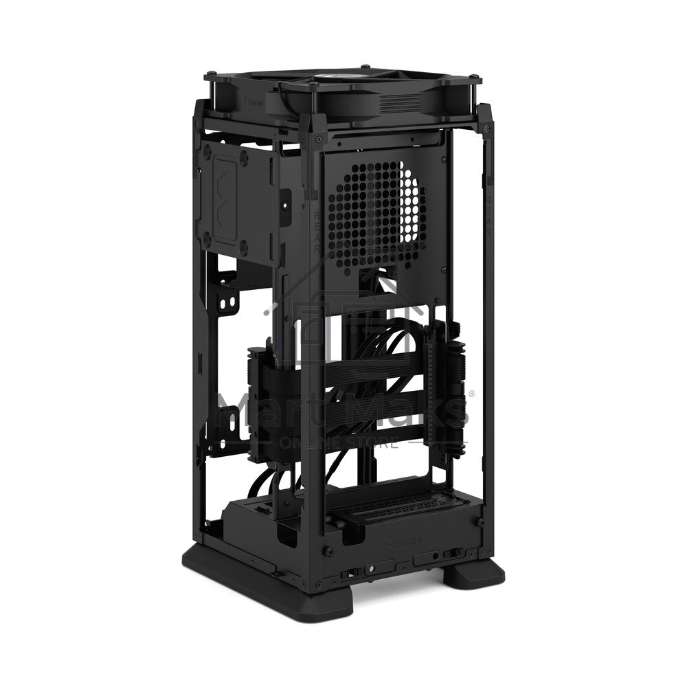 Компьютерный корпус без блока питания Fractal Design Mood, Mini-Tower, 1x180mm, 2xUSB-A 3.0 + 1xUSB 3.2 Type-C, SFX PSU Support, mITX Black