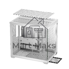 Корпус без блока питания PCCooler C3T700 WH, Midi-Tower, TG, no fans, 1xUSB-A 3.0 + 1xUSB-A 2.0 + 1xUSB-C, ATX, mATX, mITX белый