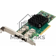 Сетевая карта ConnectX-4 Lx EN network interface card, 25GbE dual-port SFP28, PCIe3.0 x8, tall bracket, UEFI Enabled, ROHS R6