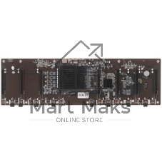 Материнская плата с процессором AFOX AFHM65-ETH8EX, Intel Celeron 847, Intel HM65, 1xDDR3L, 1xSATA, 1xmini-SATA, 8xPCIe 2.0 x16, 1xHDMI, 1x 100Mb LAN, 4xUSB 2.0, проприетарный