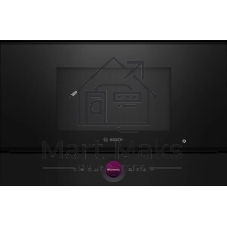 Встраиваемая микроволновая печь Bosch BFL7221B1 черный, 21 л, 900 Вт, переключатели - поворотный механизм/сенсор