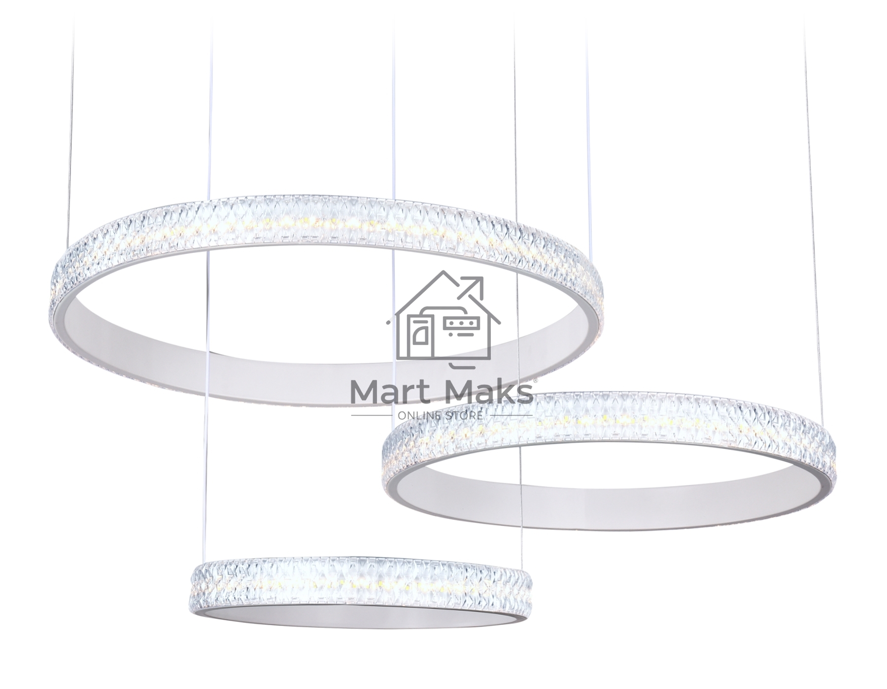 Светильник Ambrella light FA6161 WH белый 99W 720*500*900 (ПДУ РАДИО 2.4)