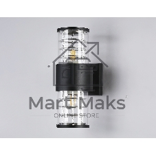 Светильник Ambrella light ST2525/2 BK/CL черный/прозрачный IP54 E27/2 max 40W 305*110*155