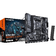 Материнская плата Gigabyte B550M GAMING X WIFI6, AM4, AMD B550, 4xDDR4, 4xSATA, 2xM.2, 2xPCIe x16, DisplayPort, HDMI, 1xGb LAN, 6xUSB, 3x3.5 мм, 7.1, microATX
