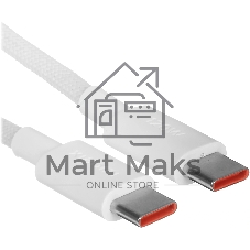 Кабель Xiaomi 6A Braided USB-C to USB-C Cable (1m) (BHR087KGL)
