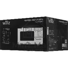 Микроволновая печь WILLZ MOS-2008MW белый, 20 л, 700 Вт, переключатели - поворотный механизм