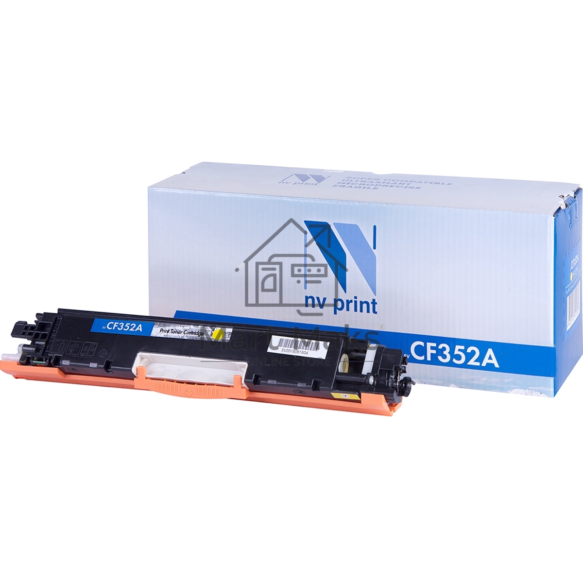 Картридж лазерный NVPrint совместимый для HP CLJ Pro MFP M176n/M177fw CF352A Yellow (1000k)