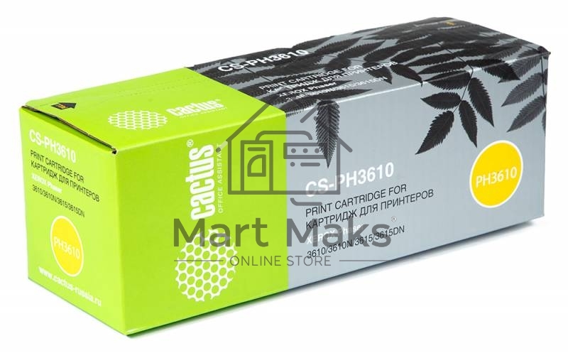 Картридж лазерный Cactus CS-PH3610 (106R02721) черный (5900 стр.) для Xerox Phaser 3610/3610N/3615/3615DN