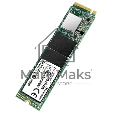 Накопитель SSD Transcend MTE110S, 128Gb, M.2 2280, PCIe 3.0 x4, NVMe, R/W 1600/400